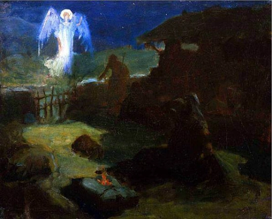 The Annunciation to the Shepherds, By Henry Ossawa Tanner